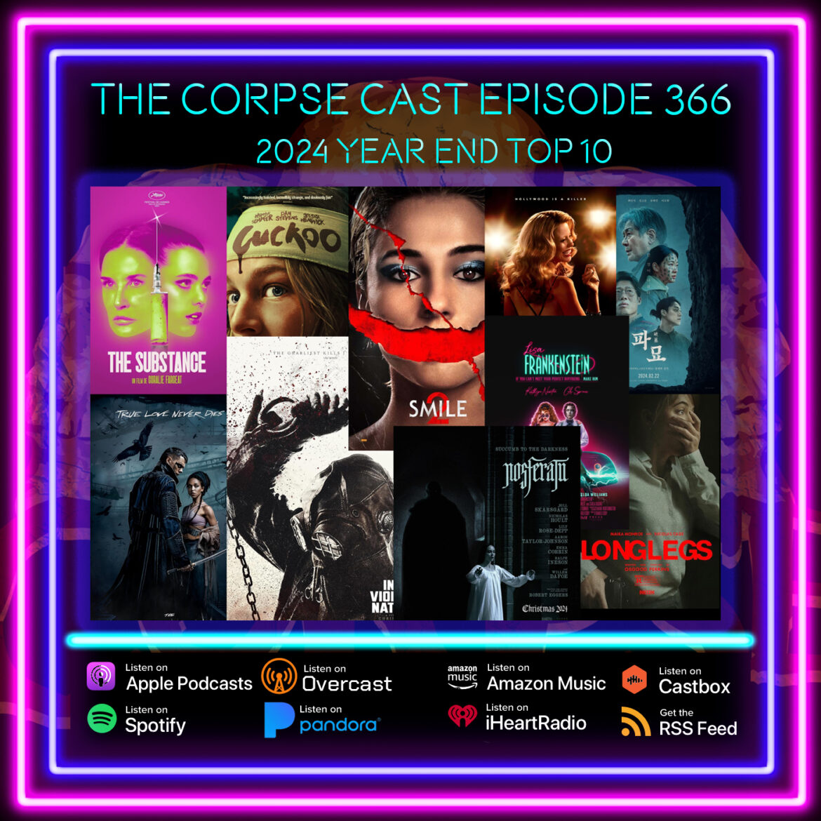 The Corpse Cast Episode 366 – 2024 Year End Top 10